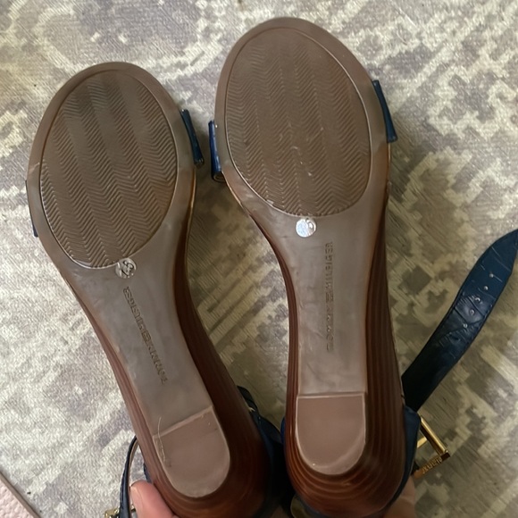 Tommy Hilfigher Navy Blue Strapped Sandals 7.5 - Picture 4 of 4